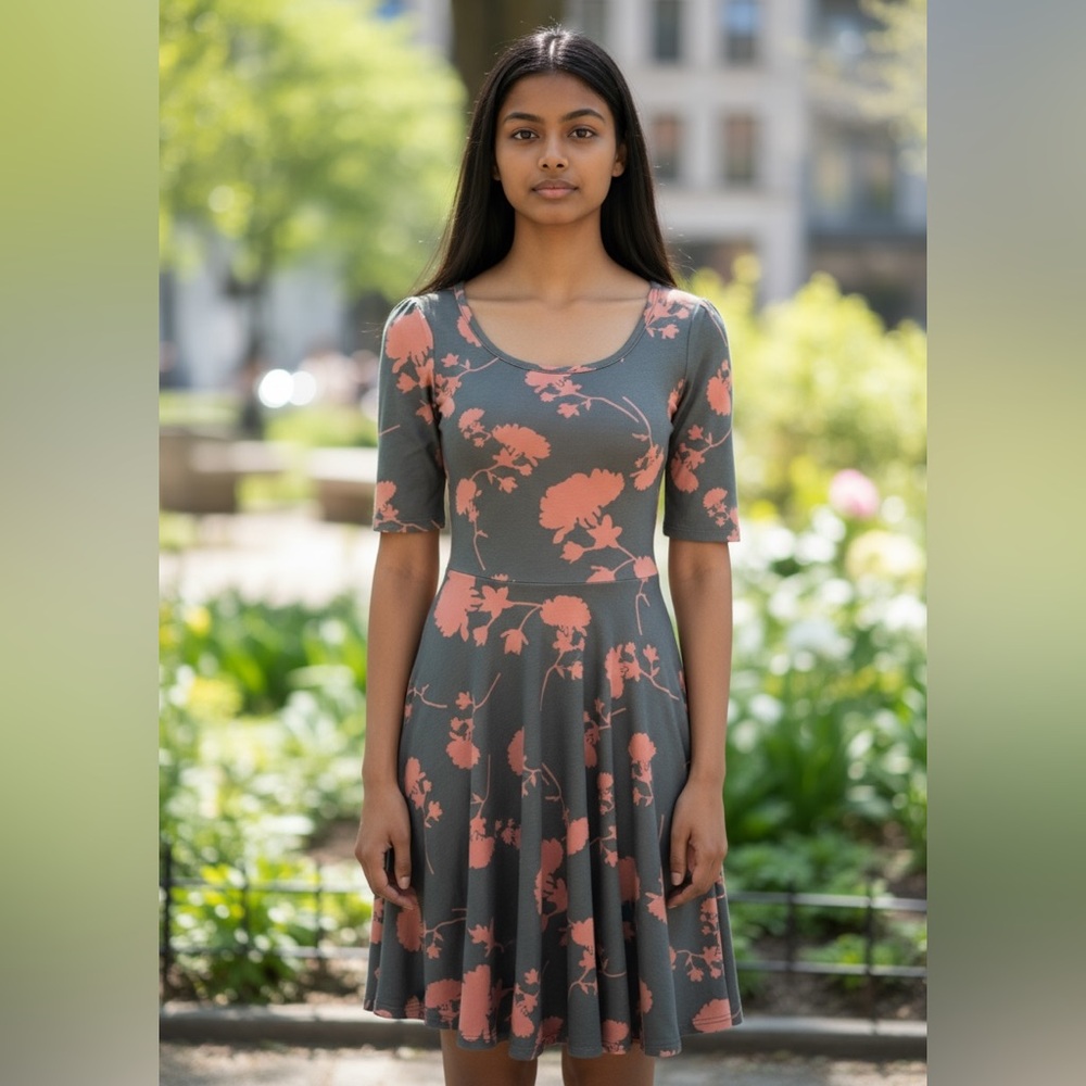 (60 B) LulaRoe Casual Dress